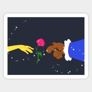 The creation of Beauty and the Beast Magnet